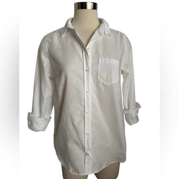 GAP Women's White Button Down Shirt - Picture 1 of 4